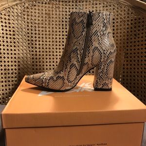 Public Desire Snake Pattern Bootie